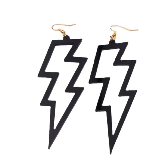 NWT/6 pe Lighting Bolt Earrings - Picture 2 of 9